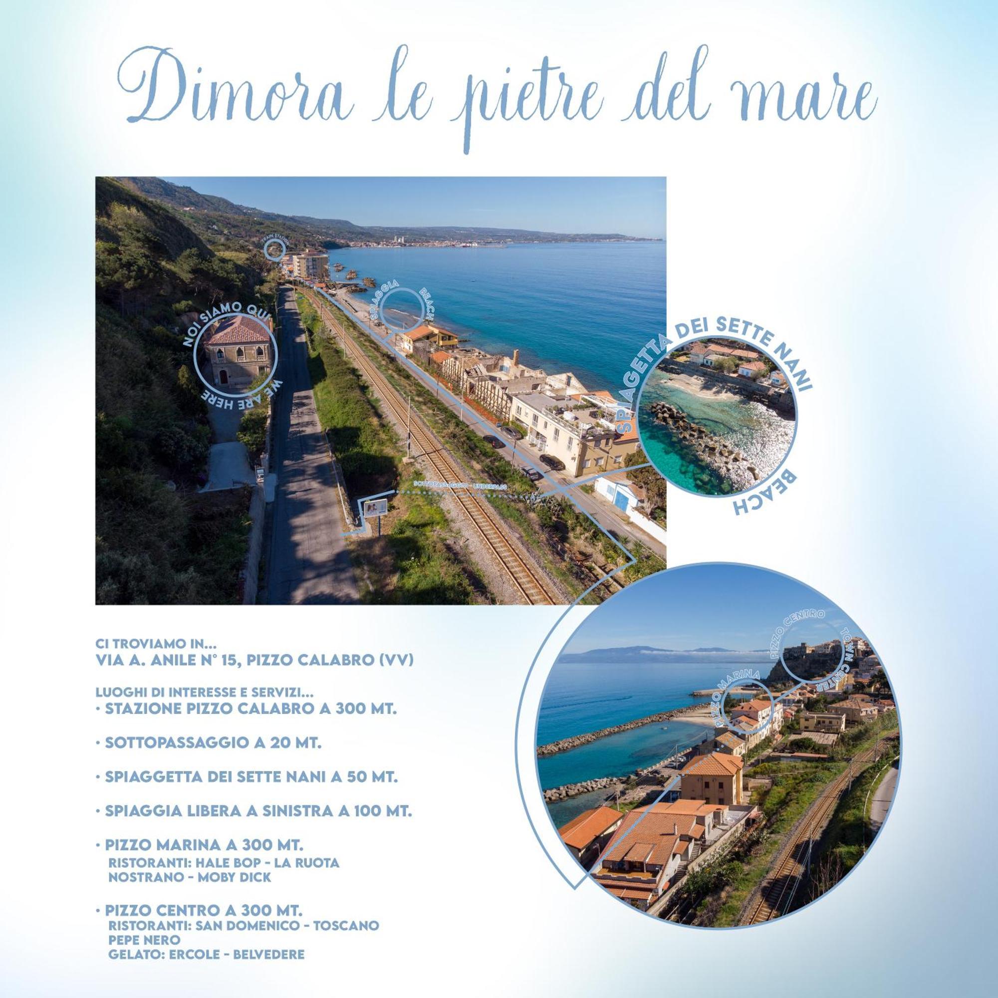 Hotel Dimora Le Pietre Del Mare Pizzo  Exterior foto